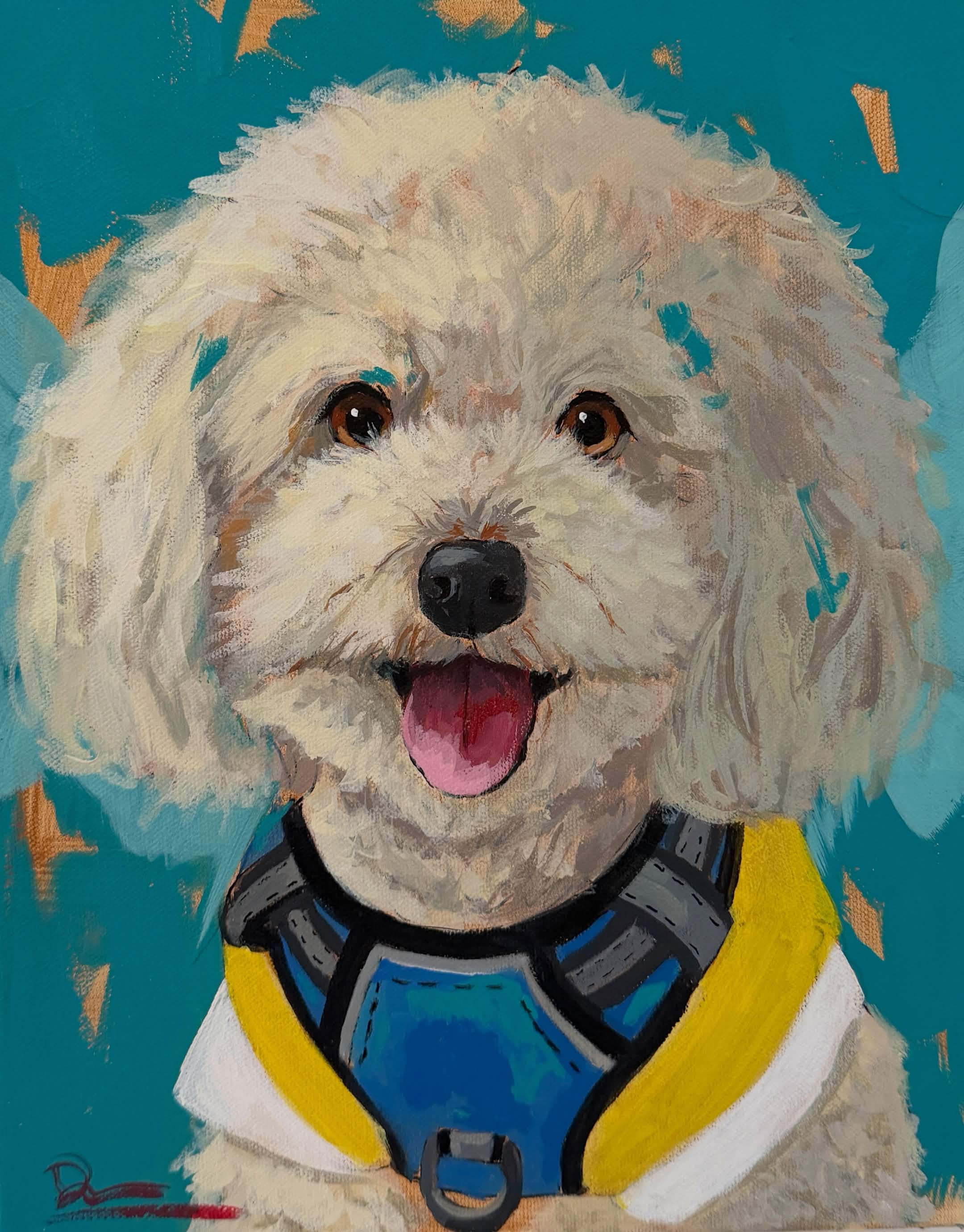 Custom Pet Portrait Painting