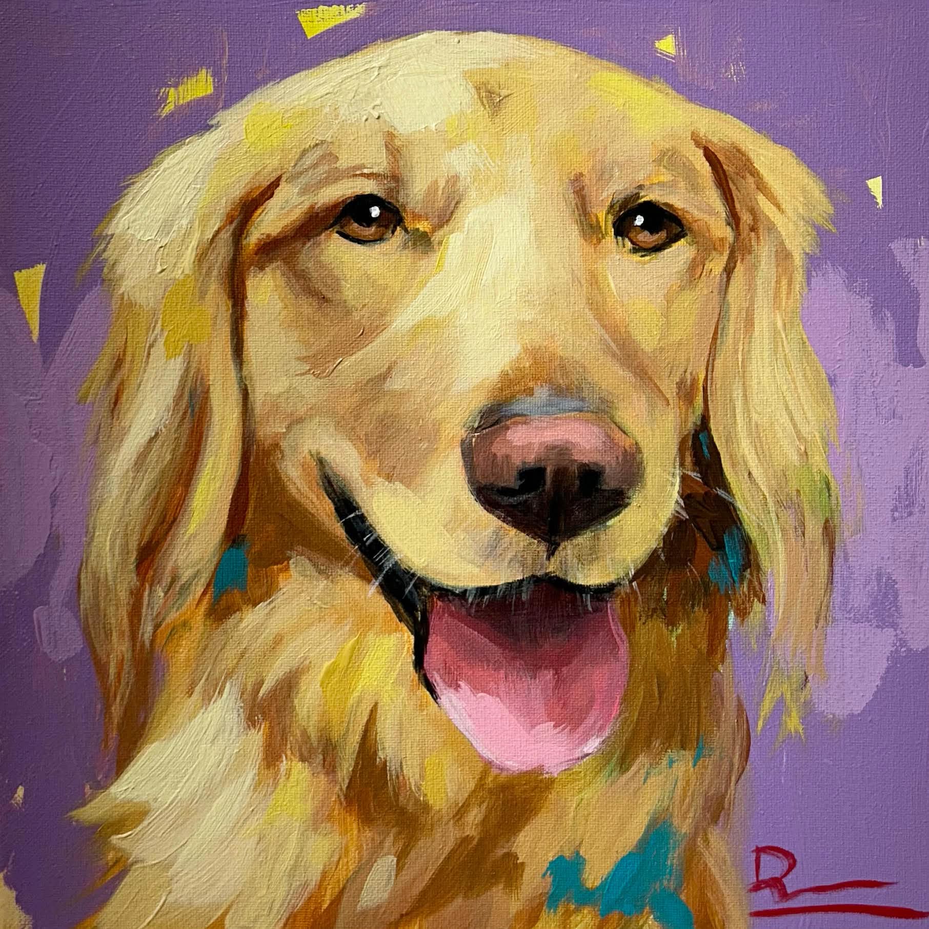 Custom Pet Portrait Painting