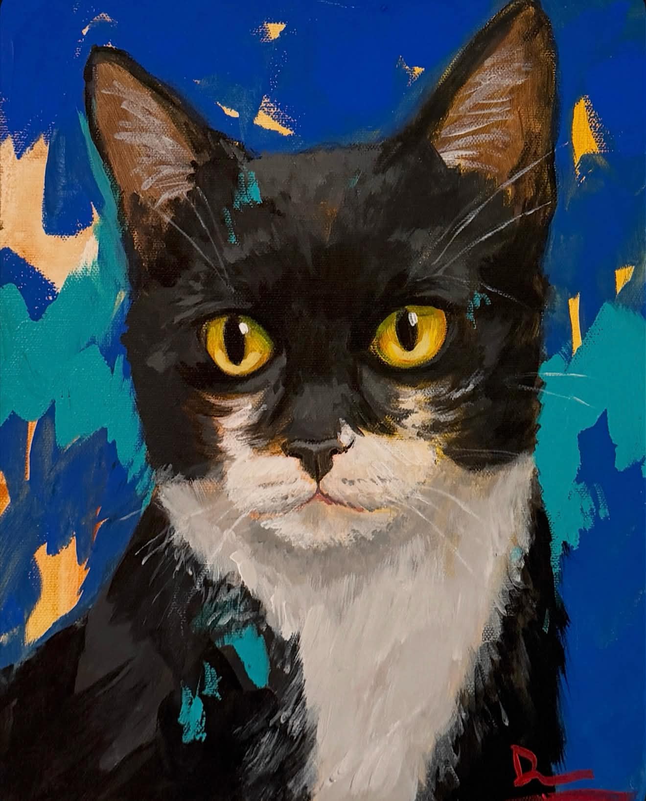 Custom Pet Portrait Painting