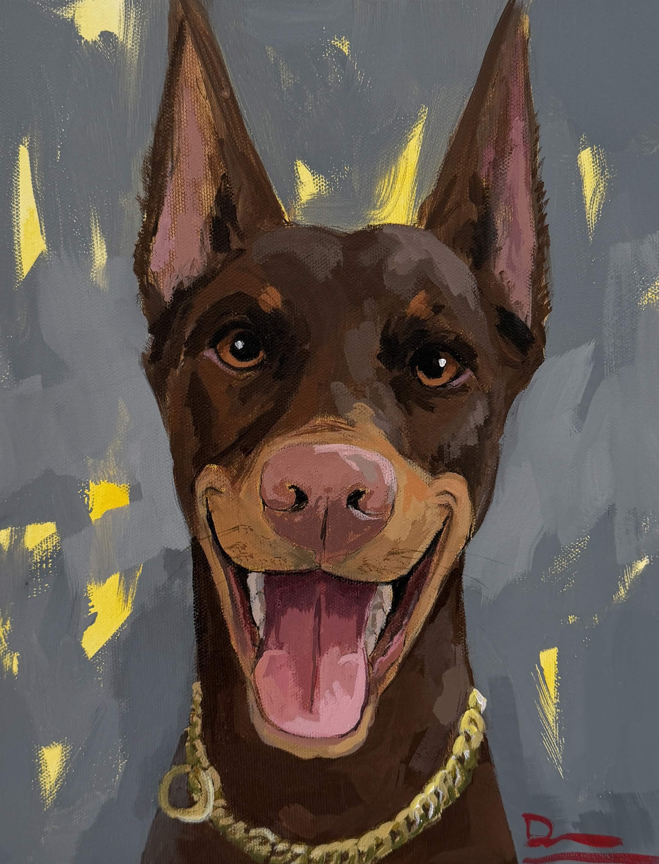 Custom Pet Portrait Painting