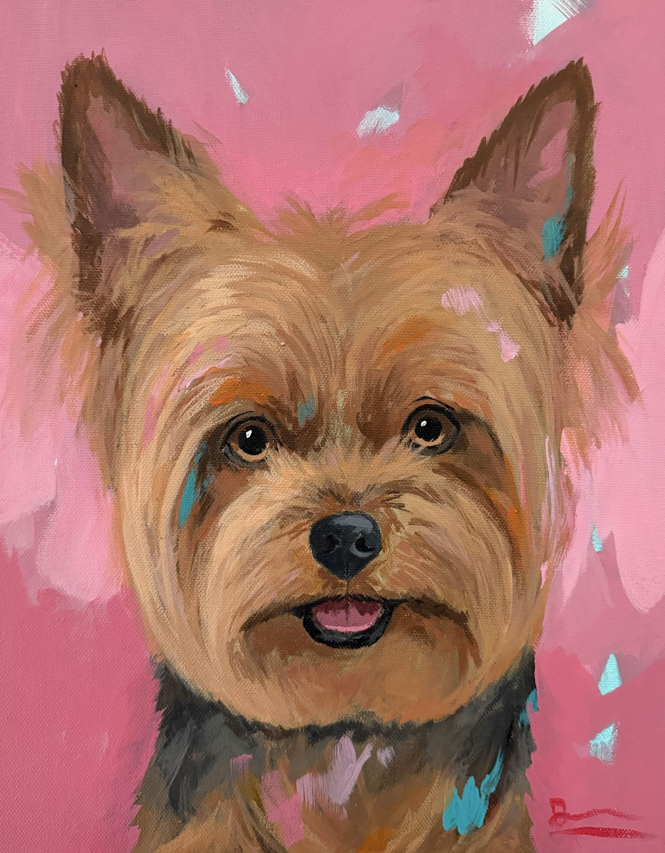 Custom Pet Portrait Painting