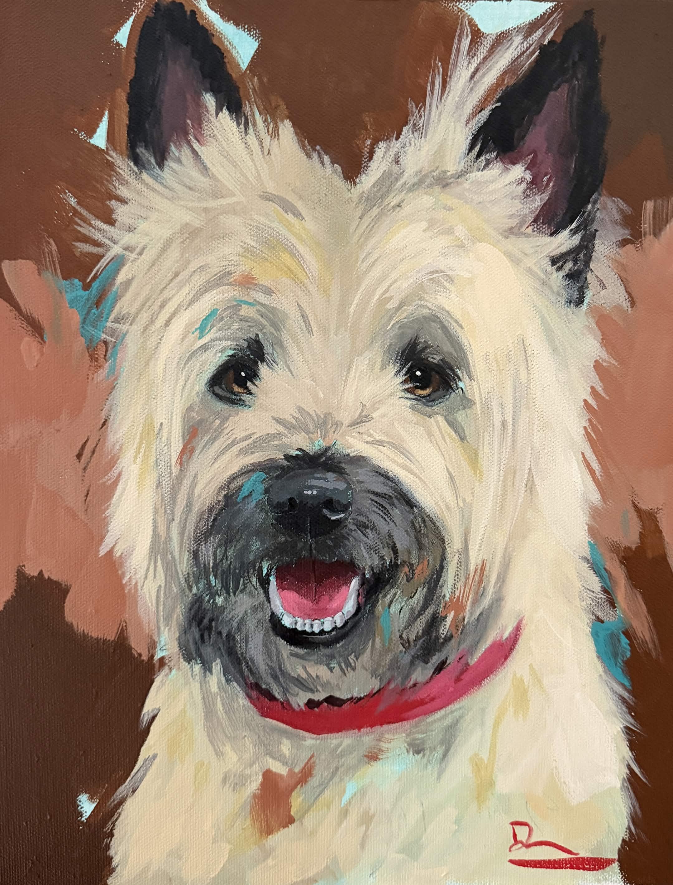 Custom Pet Portrait Painting