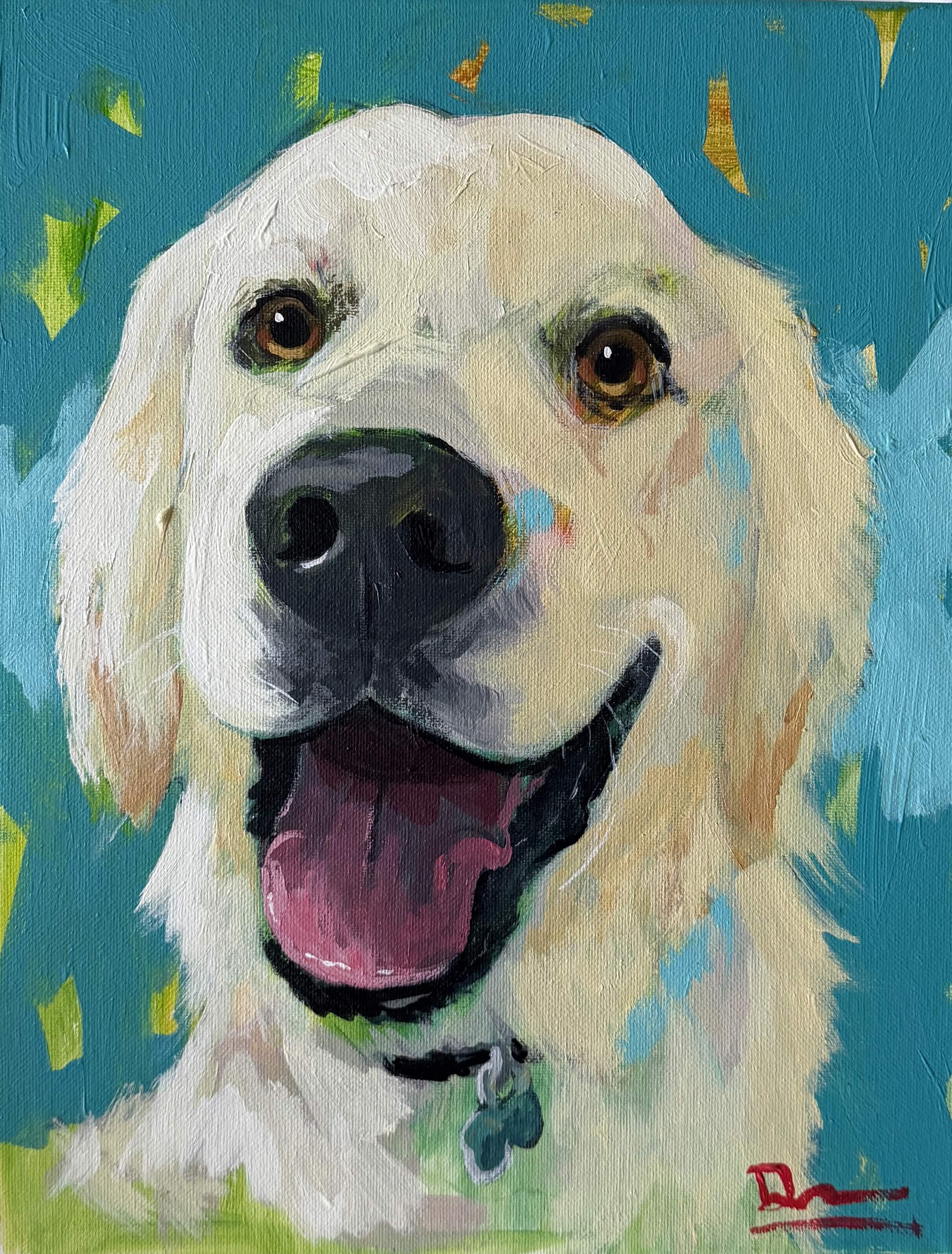 Custom Pet Portrait Painting