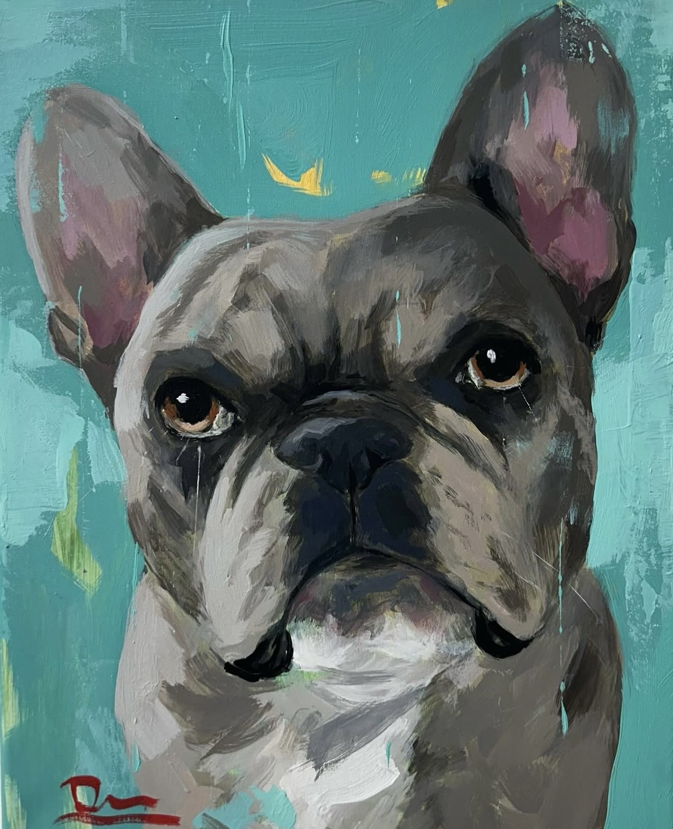Custom Pet Portrait Painting